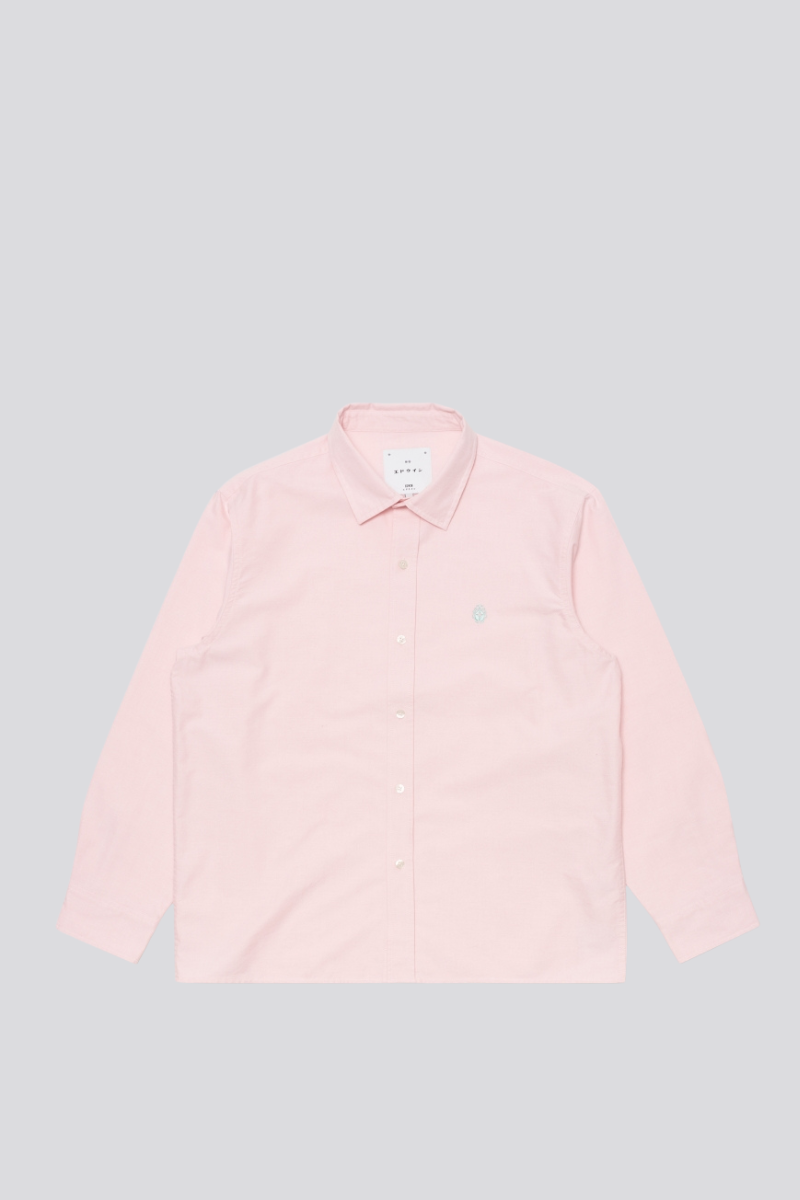 EDWIN Big Ox-Shirt LS kauluspaita - pink