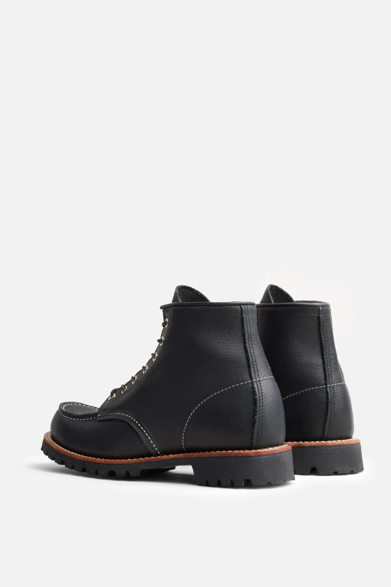 Red Wing Shoes 2949 Roughneck Moc Toe - Black Oil Slick