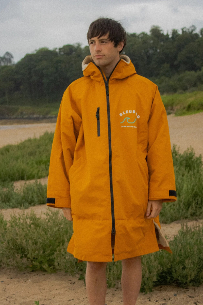 Bleubird Unisex Nordic Robe -  mustard