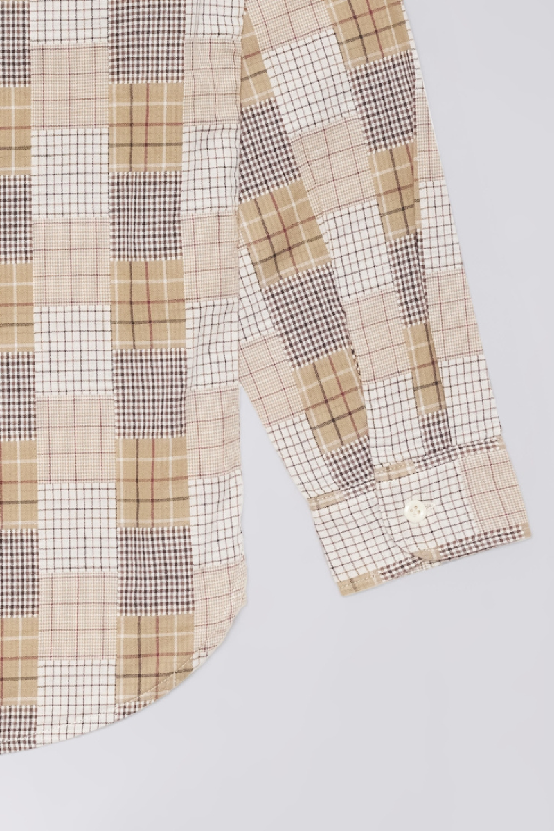 EDWIN Work Shirt LS kauluspaita - beige / brown