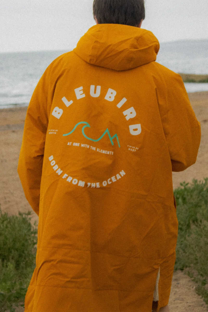 Bleubird Unisex Nordic Robe -  mustard