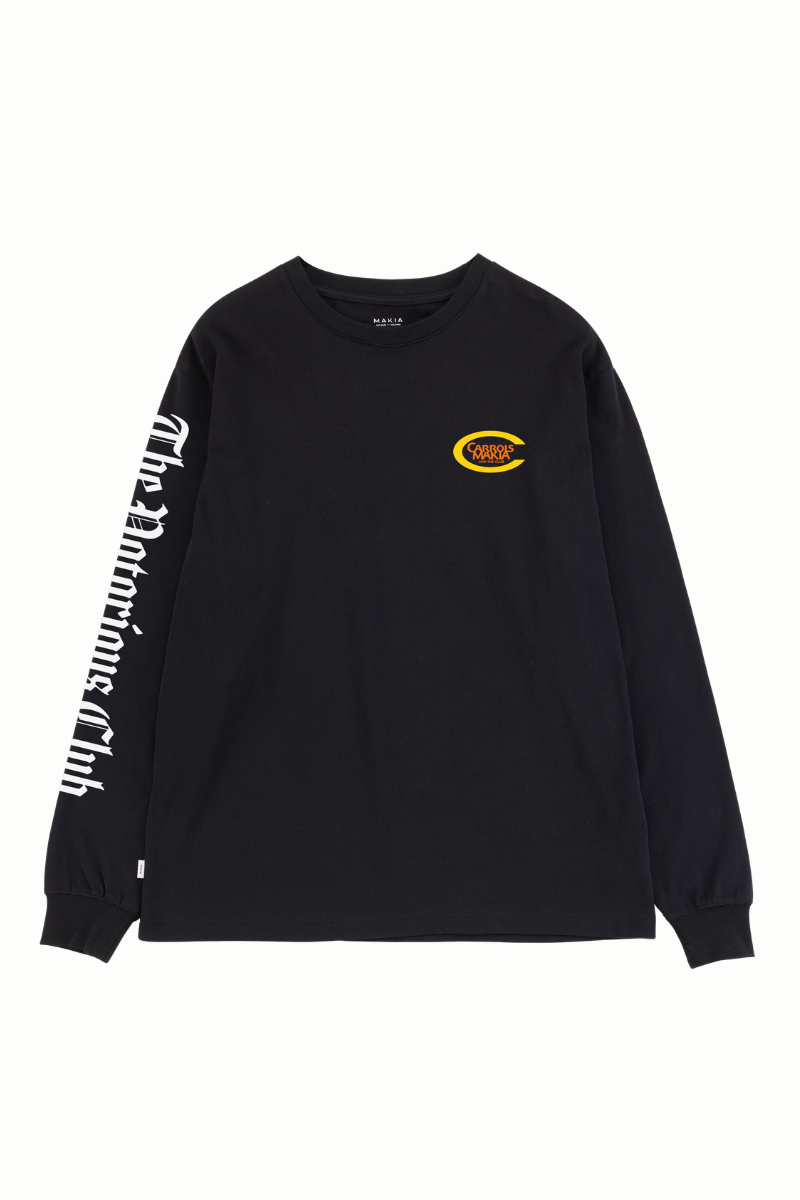 Makia x Carrols Club Burger Long Sleeve - black