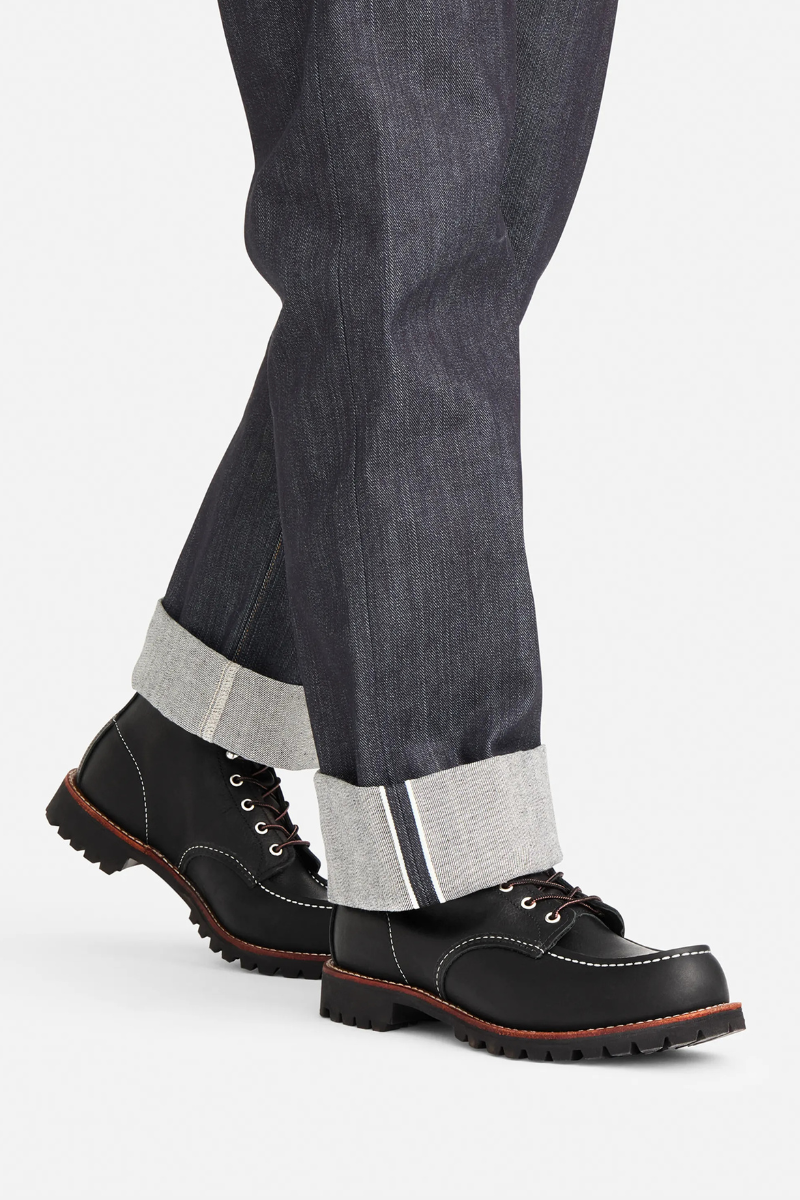 Red Wing Shoes 2949 Roughneck Moc Toe - Black Oil Slick