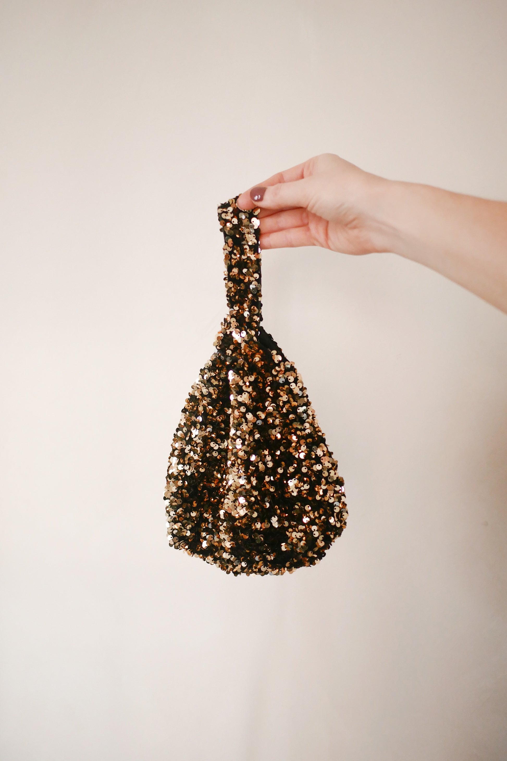 Gauhar Sequin purse