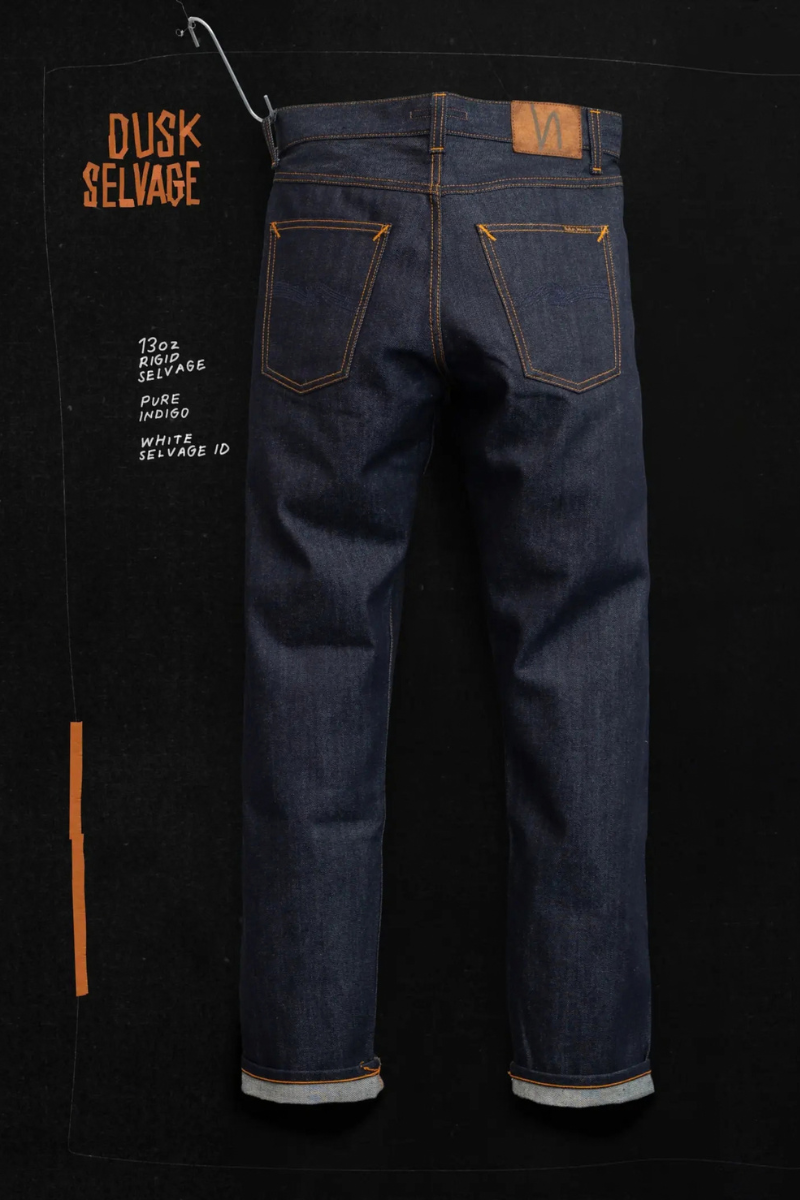 Nudie Jeans Steady Eddie II - Dry Dusk Selvage