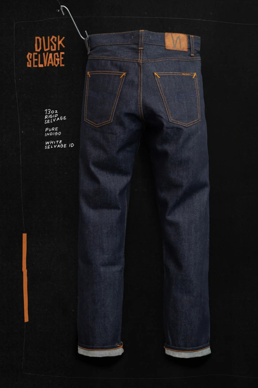 Nudie Jeans Steady Eddie II - Dry Dusk Selvage