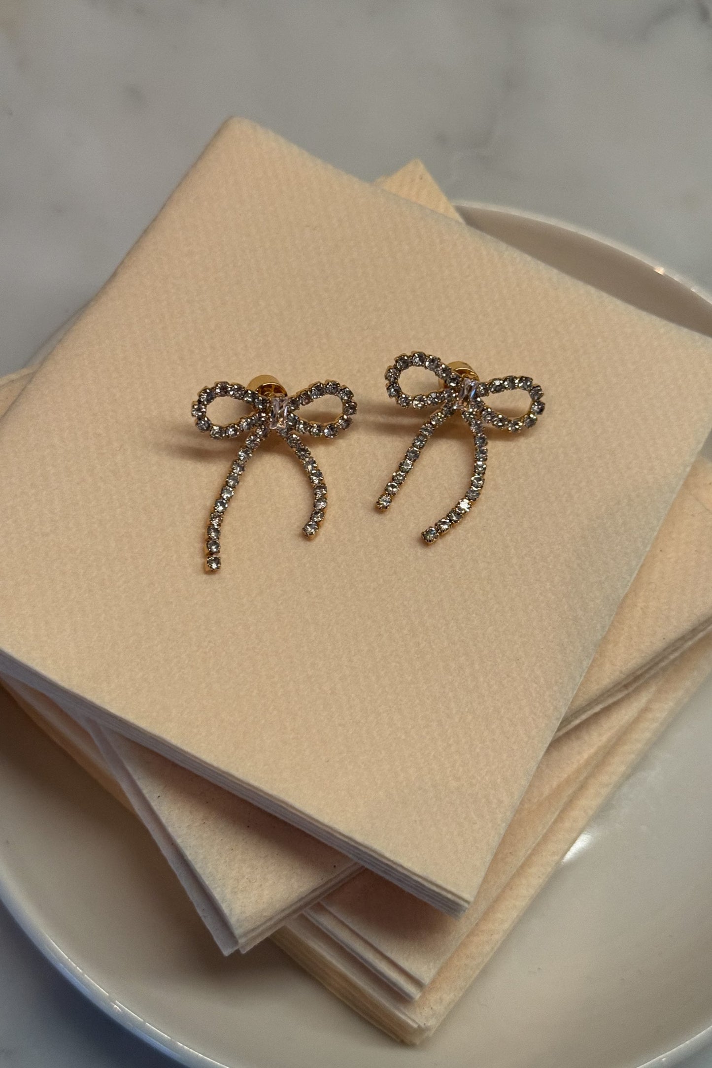 Twist & Tango Elisha rhinestone earrings - gold plated