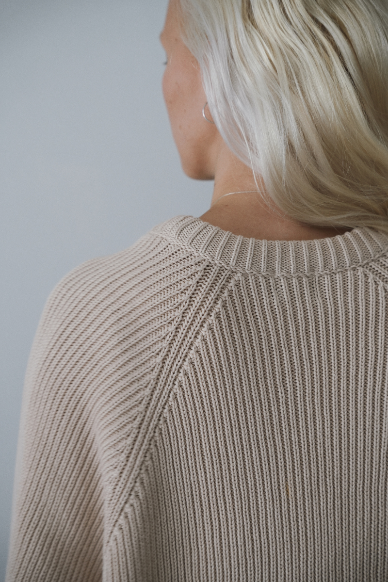 OUNCE garments Eva Cotton knit - sand