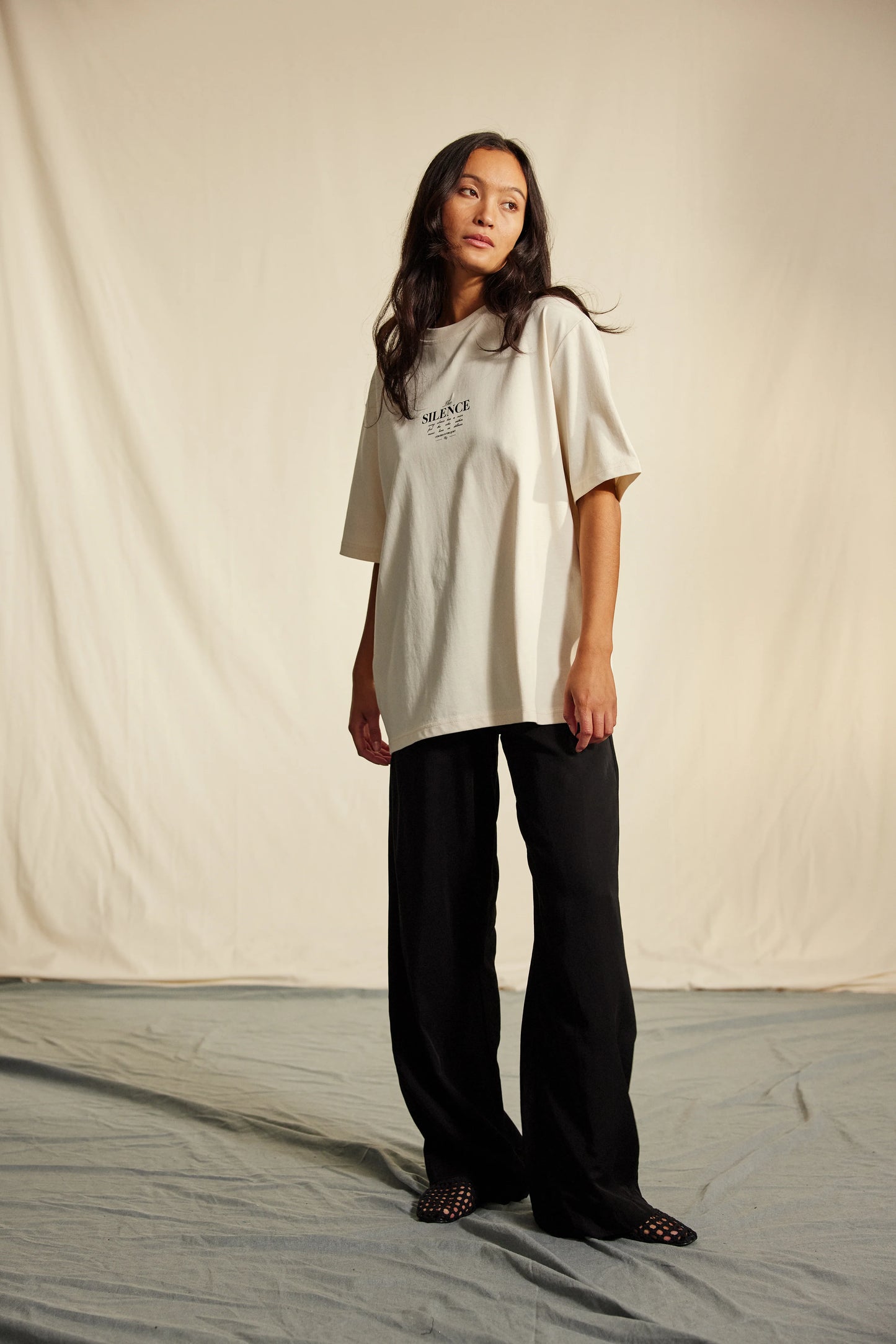 AVENY Berkeley tee The Silence - creme
