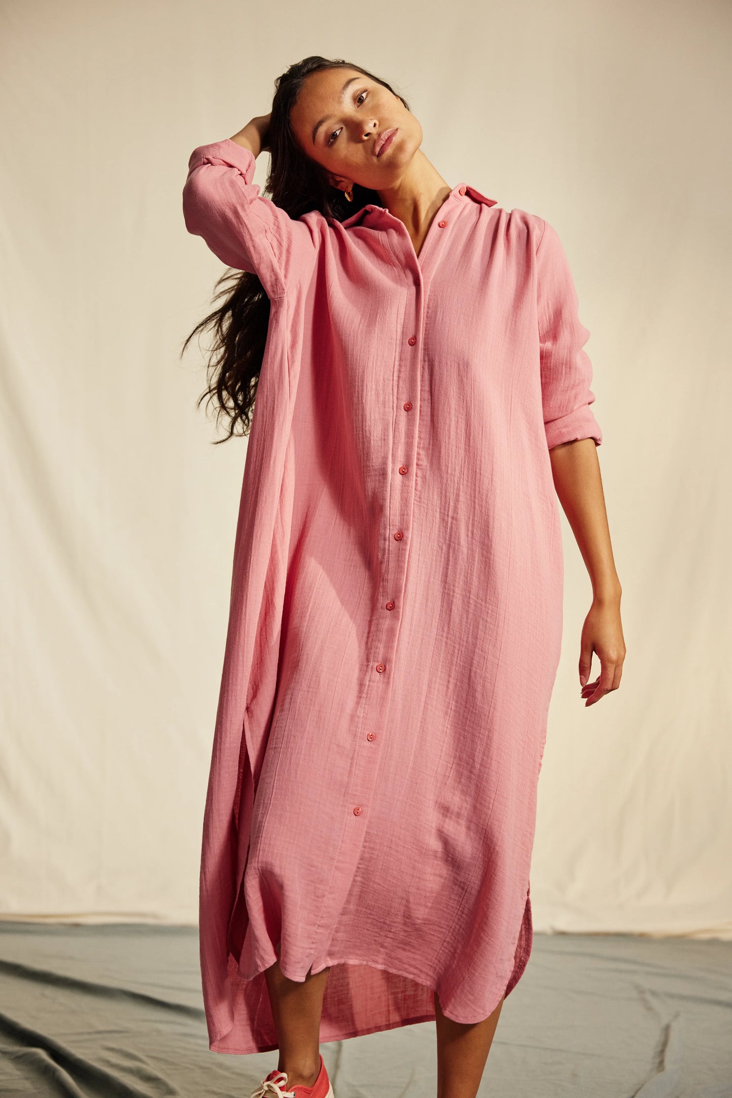 AVENY Berry dress - Dusty pink