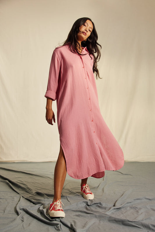 AVENY Berry dress - Dusty pink