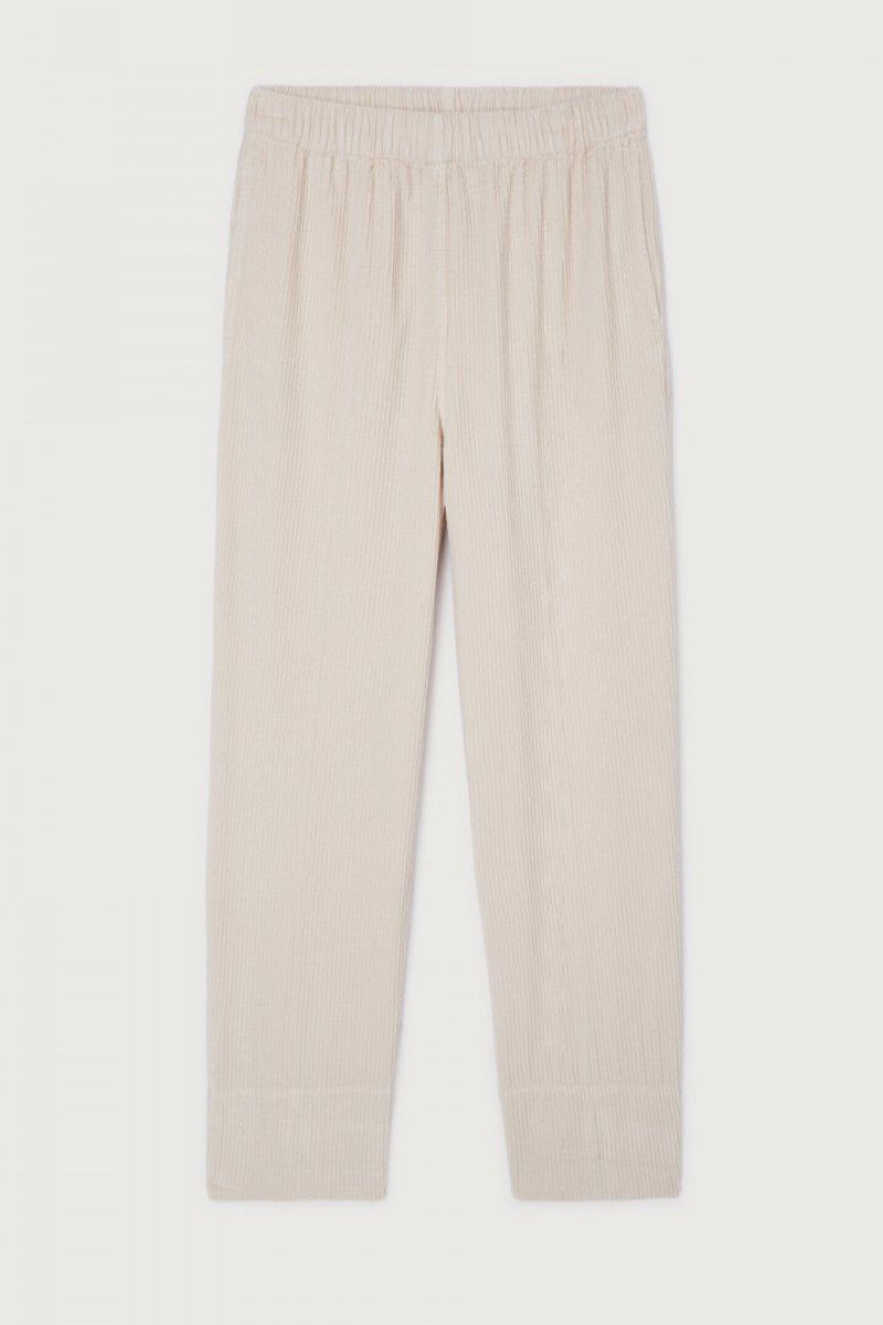 American Vintage Padow trousers - ecru vintage