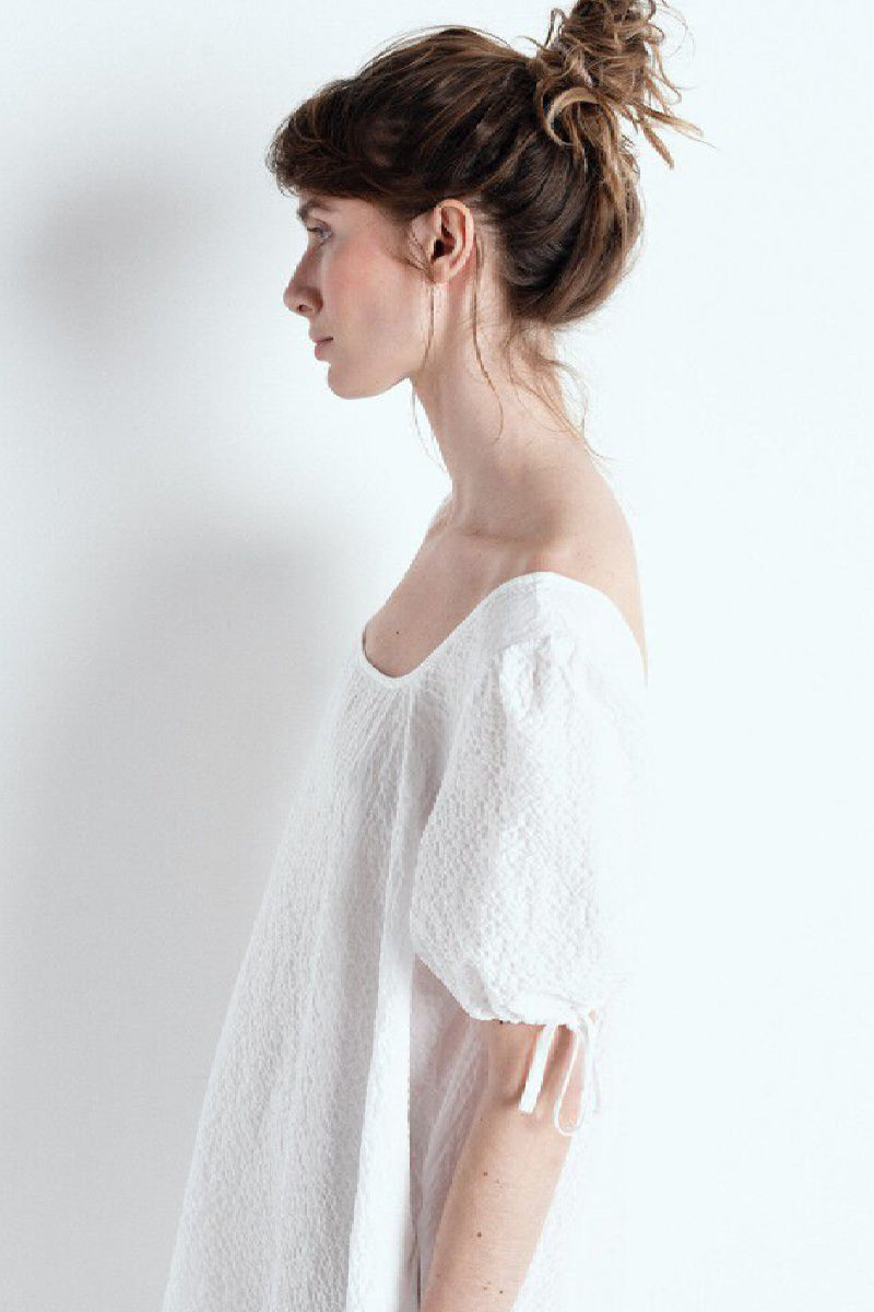 American Vintage Tuffaz Short-sleeved dress - coconut