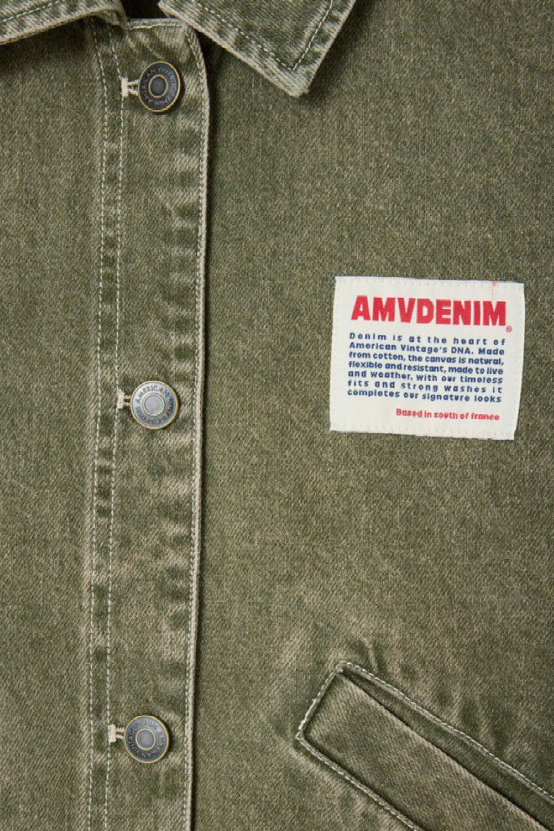 American Vintage Uzatown jacket - olive