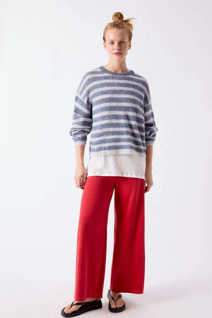 American Vintage Nenybay sweater - polaire/raye tornade