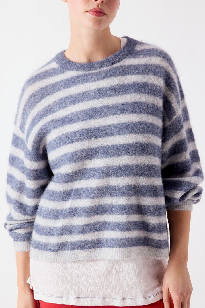 American Vintage Nenybay sweater - polaire/raye tornade