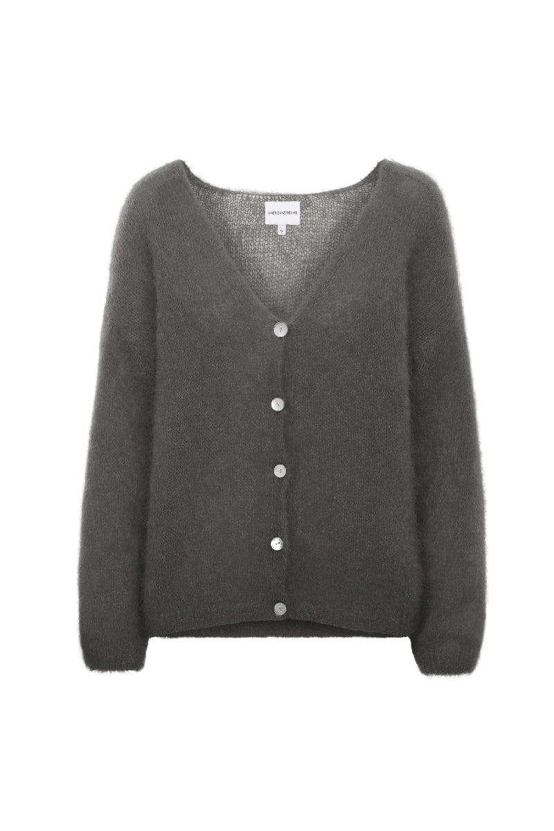 Americandreams Cornelia LS Cardigan - anthracite grey