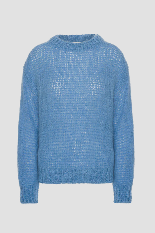 Americandreams Leonnie alpaca pullover - Sky blue