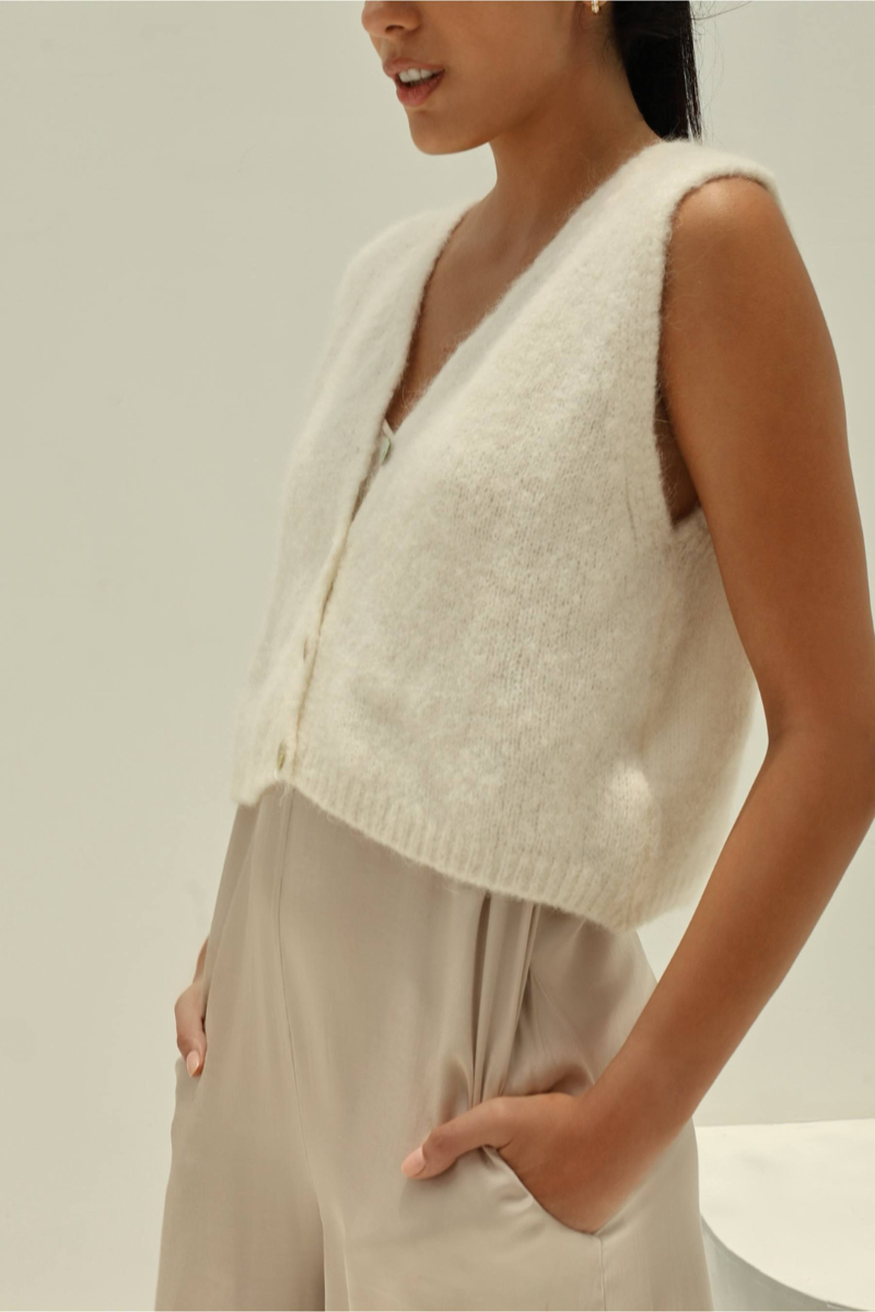 Americandreams Telma vest - white