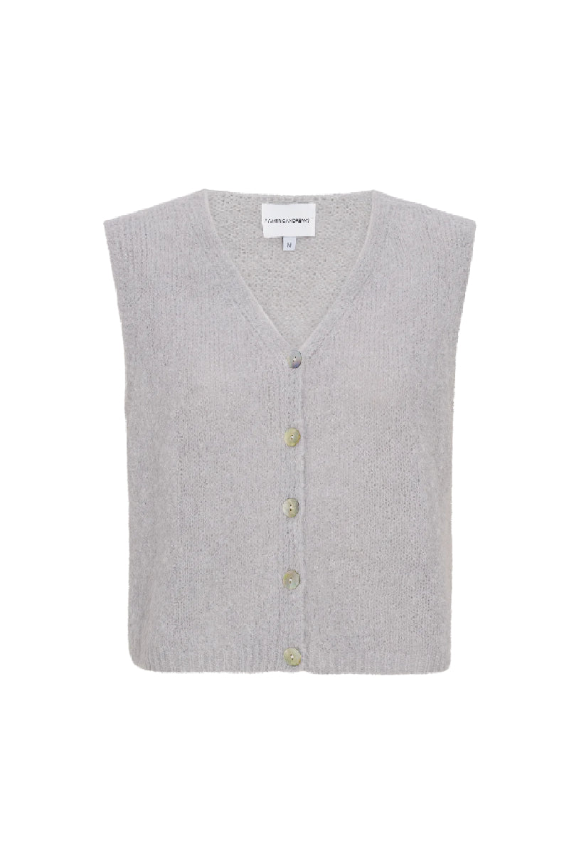 Americandreams Telma vest - light grey