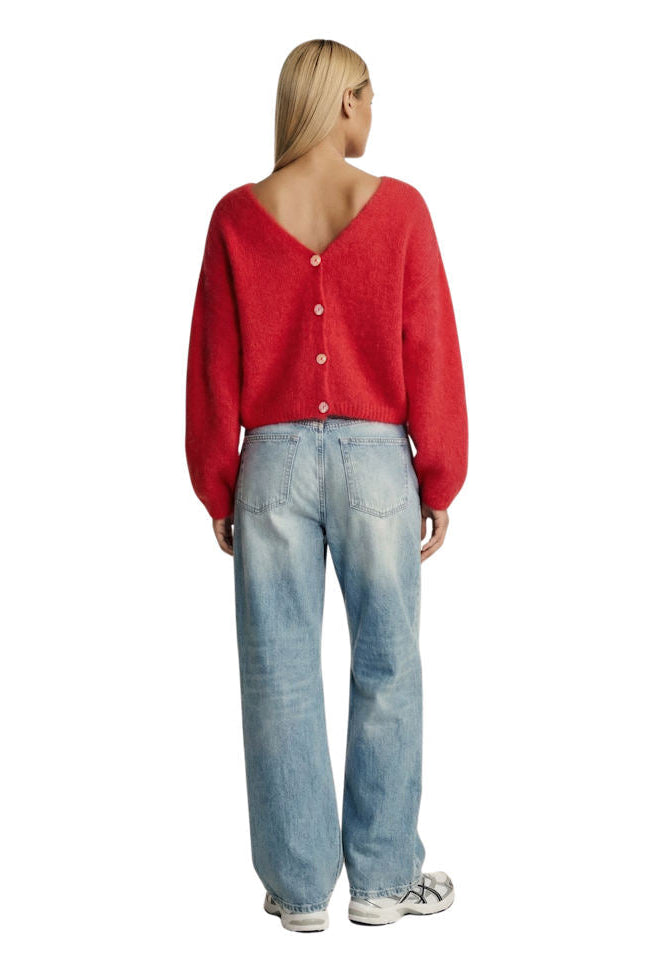 Americandreams Cornelia Cropped - lipstick red