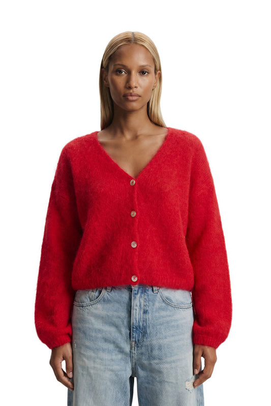 Americandreams Cornelia Cropped - lipstick red