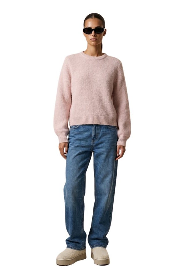 Americandreams Liana round neck pullover - light pink