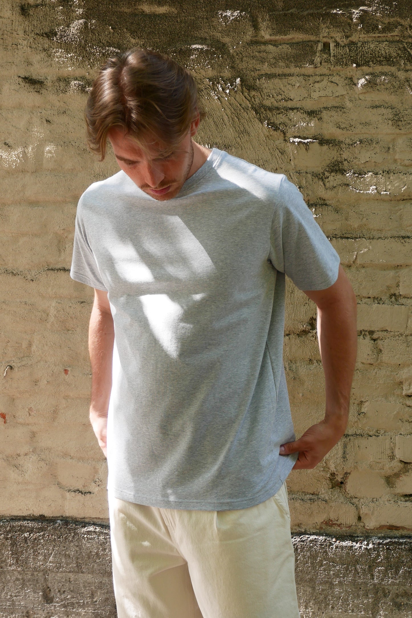 Arela Tom miesten t-paita - grey melange