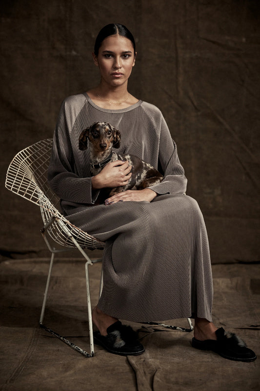 AVENY Jane dress - walnut