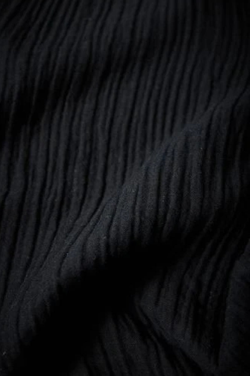 AVENY Sunset Cotton Crincle shorts - black