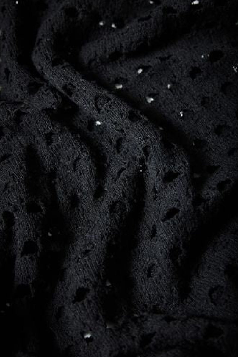 AVENY Tribeca Crochet skirt - black
