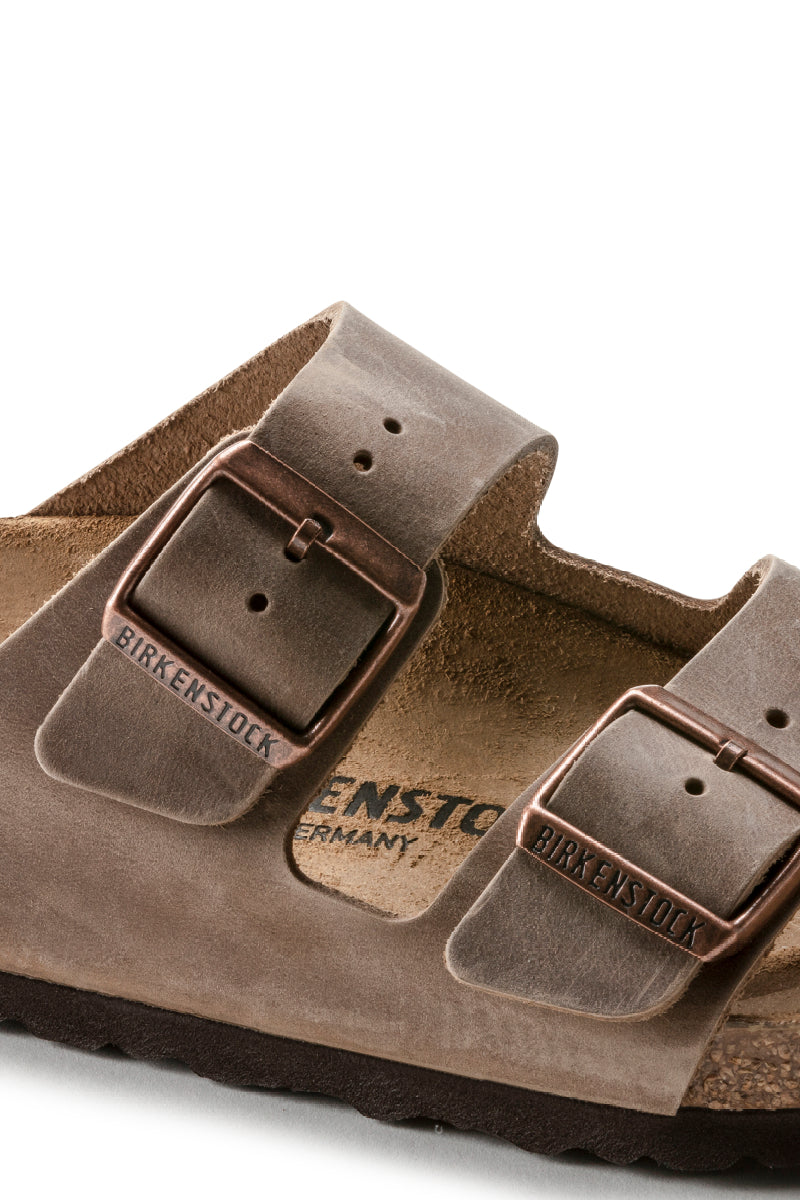 Birkenstock Arizona Oiled Leather miesten sandaalit - Tabacco brown