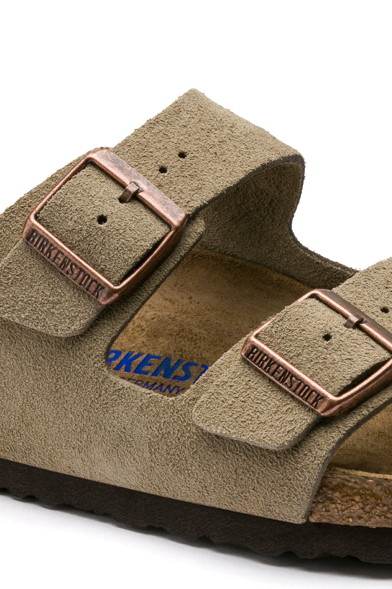 Birkenstock Arizona Soft Footbed Suede miesten sandaalit - taupe