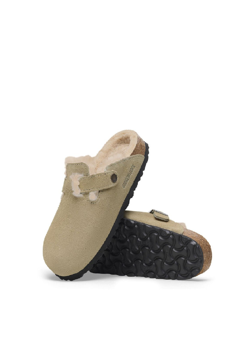 Birkenstock Boston VL Shearling - taupe