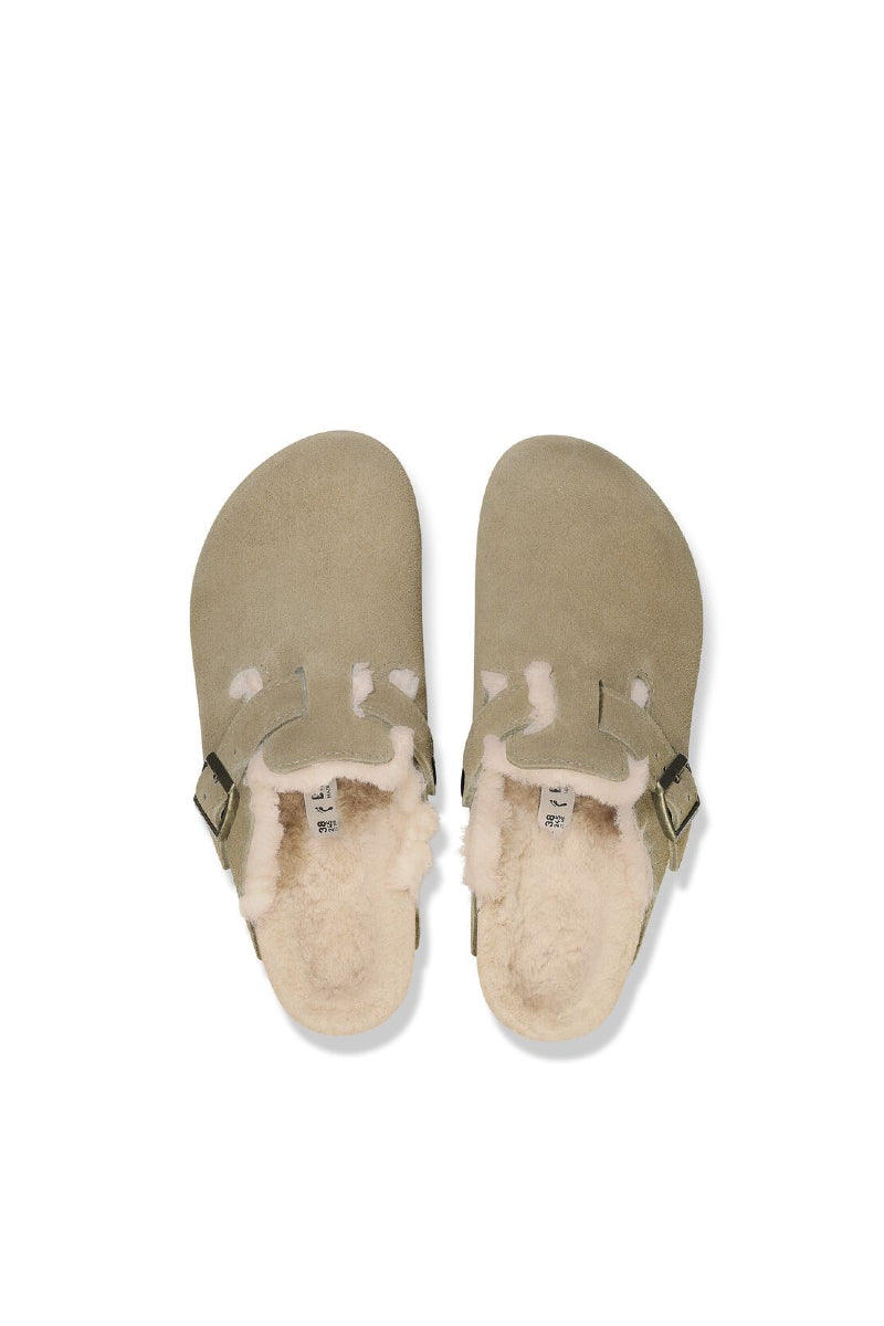 Birkenstock Boston VL Shearling - taupe