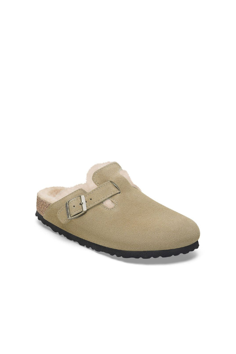 Birkenstock Boston VL Shearling - taupe