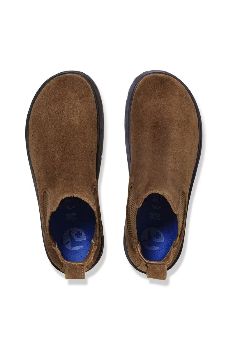 Birkenstock Highwood Slip On Mid Suede Leather - dark tea