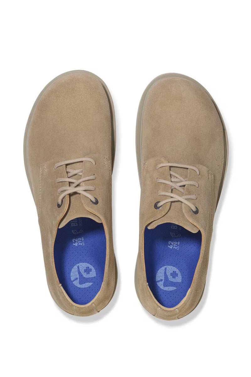 Birkenstock Highwood Lace Low Suede Regular fit - taupe