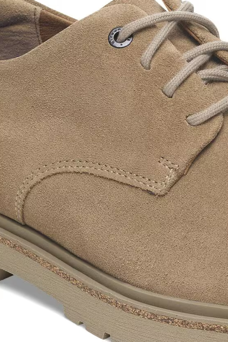 Birkenstock Highwood Lace Low Suede Regular fit - taupe