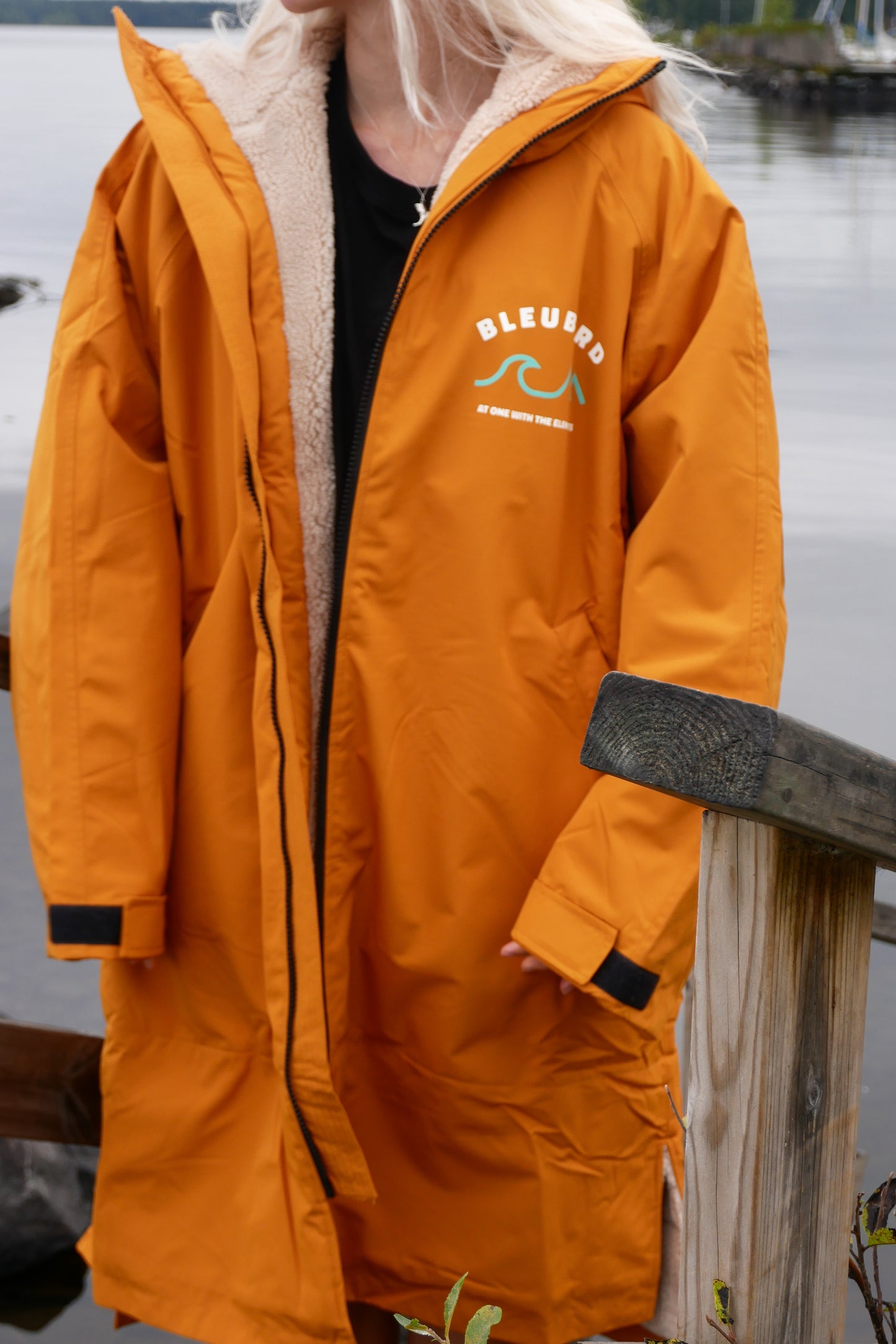 Bleubird Unisex Nordic Robe -  Mustard