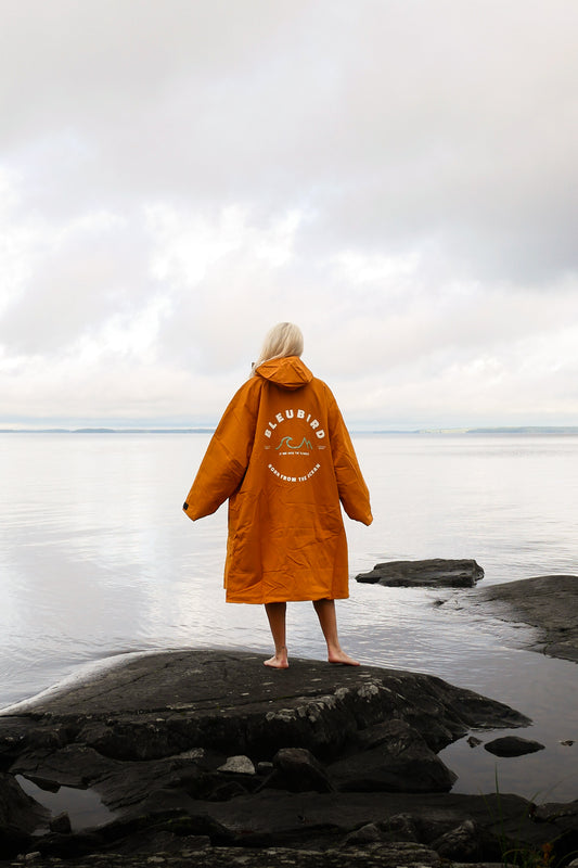 Bleubird Unisex Nordic Robe -  mustard