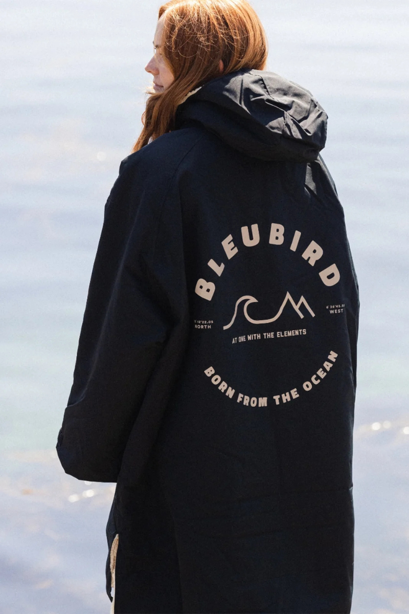 Bleubird Unisex Nordic Robe - black
