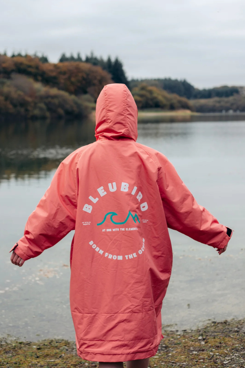 Bleubird Unisex Nordic Robe  - coral