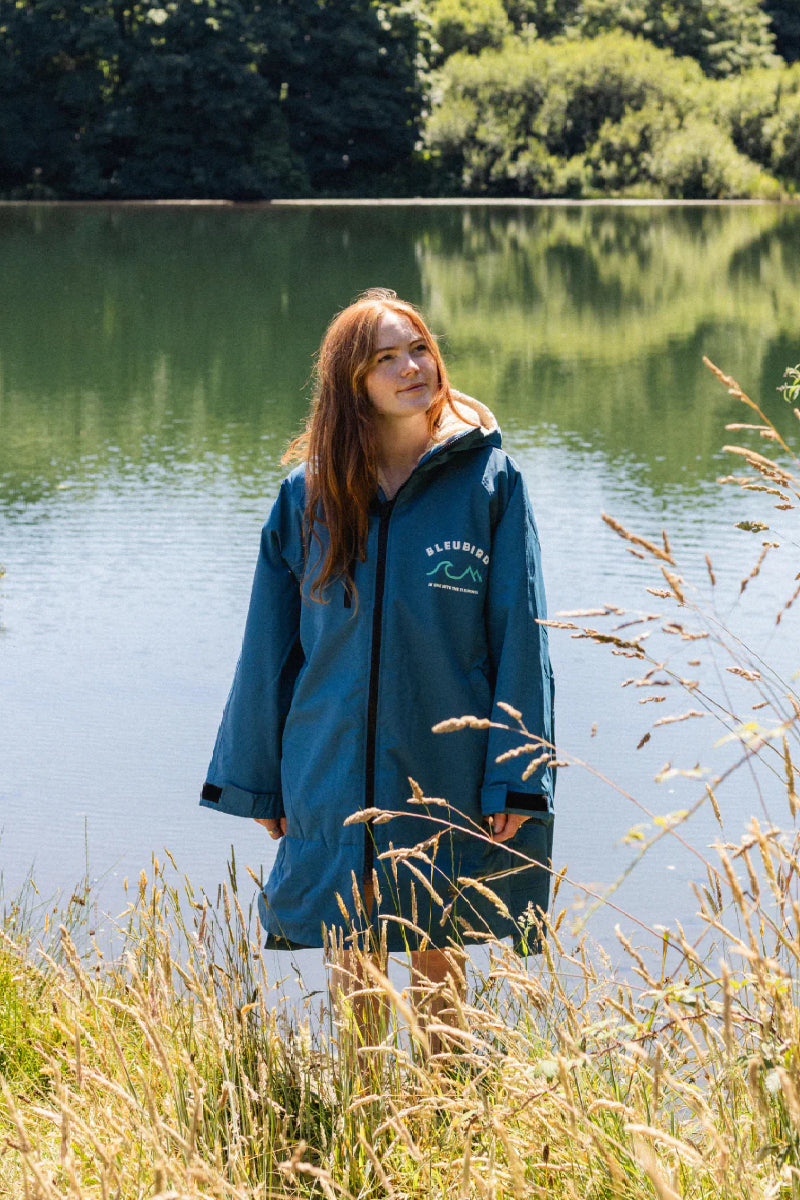 Bleubird Unisex Nordic Robe - Marine