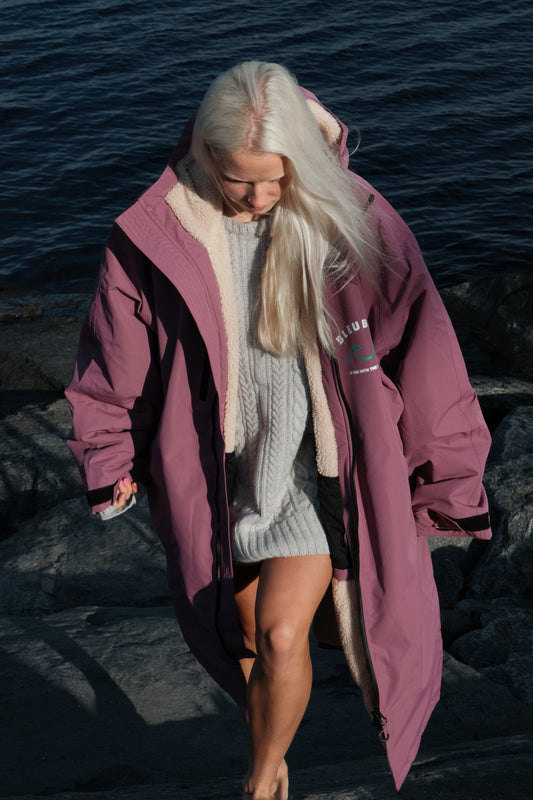 Bleubird Unisex Nordic Robe - berry