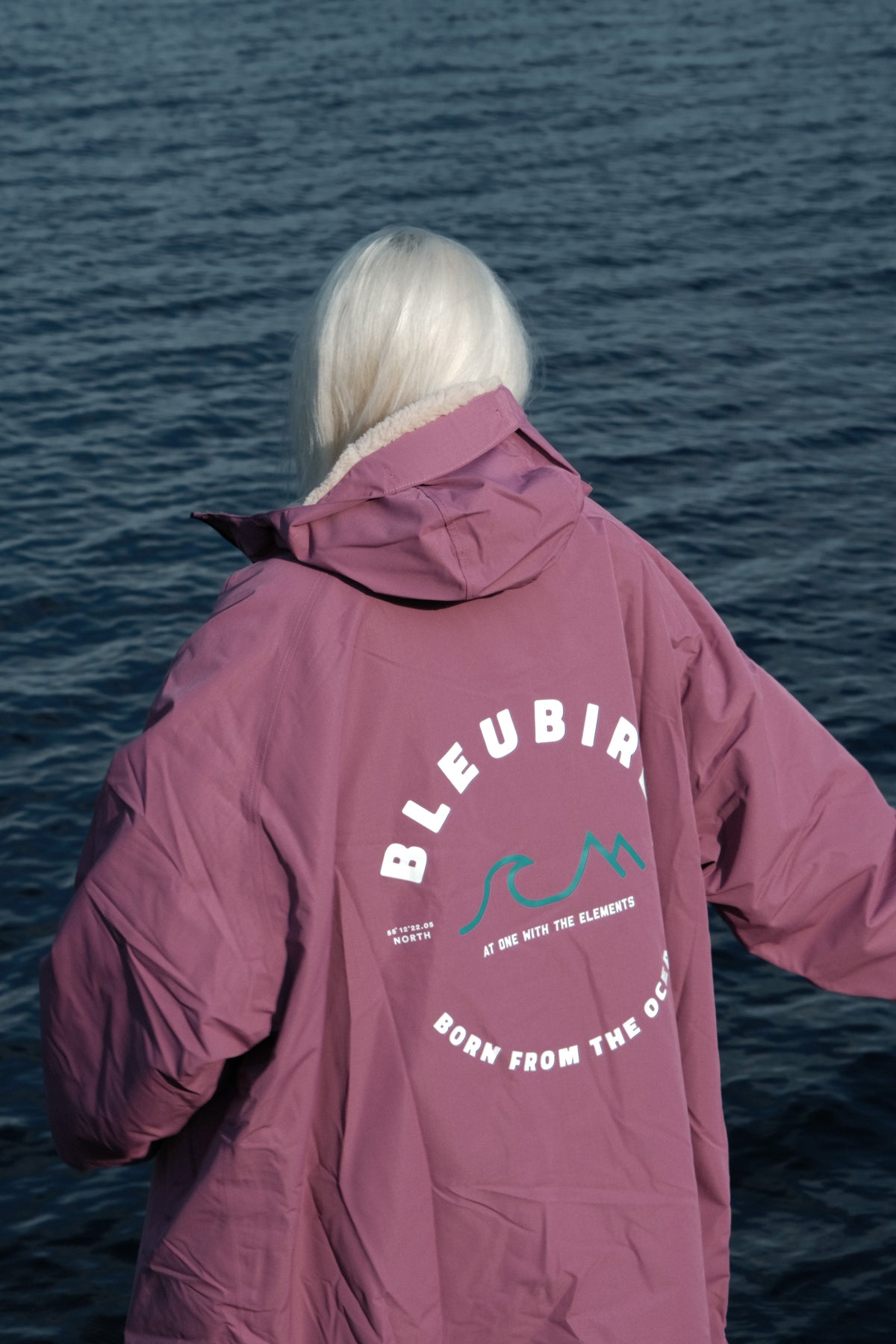 Bleubird Unisex Nordic Robe - berry