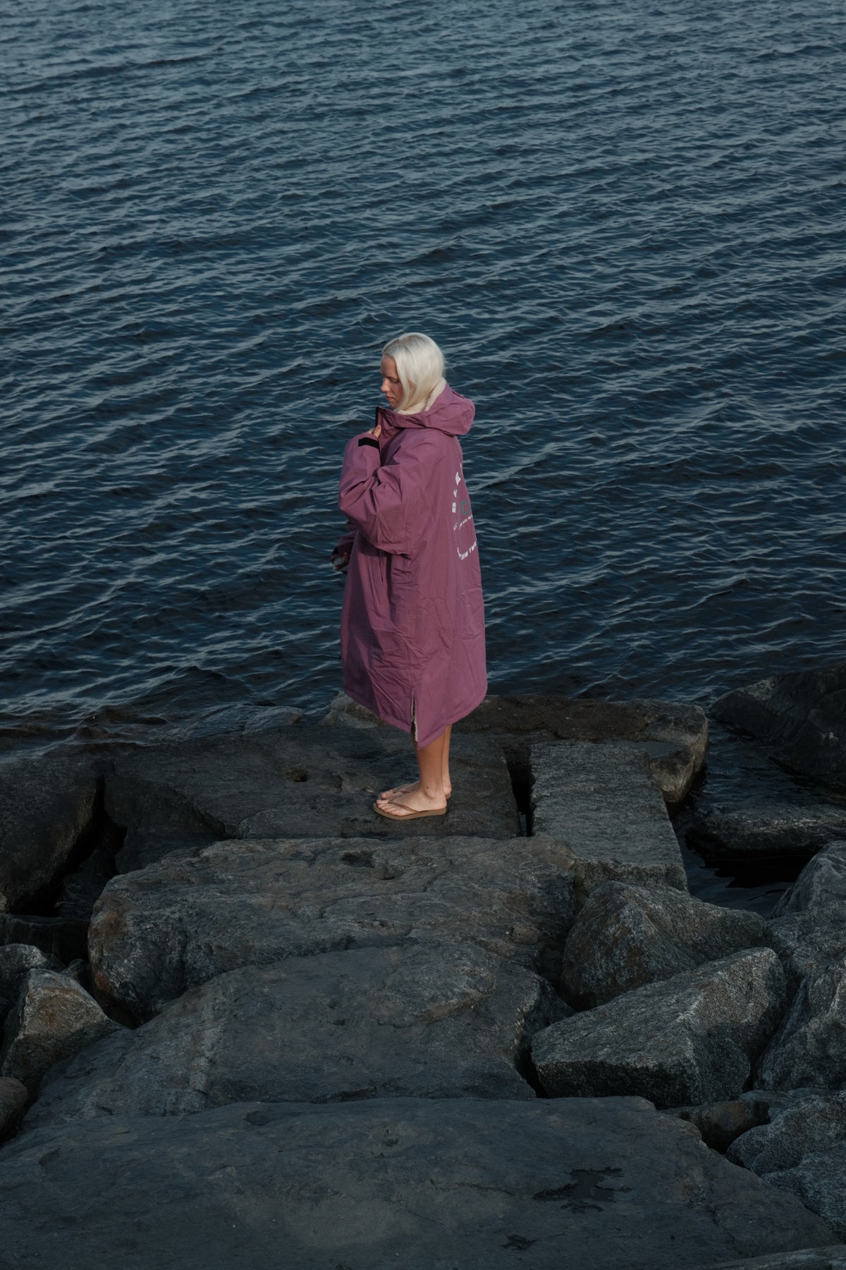 Bleubird Unisex Nordic Robe - berry