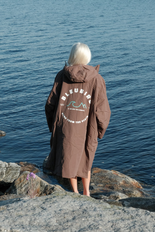 Bleubird Unisex Nordic Robe - mocha