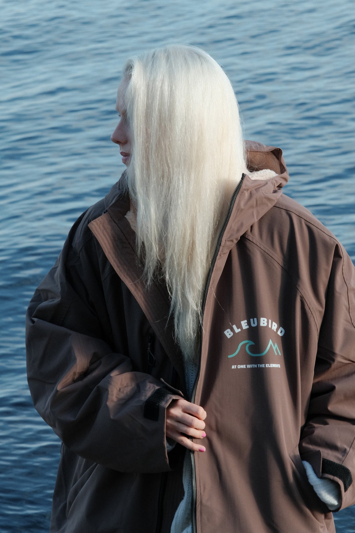 Bleubird Unisex Nordic Robe - mocha
