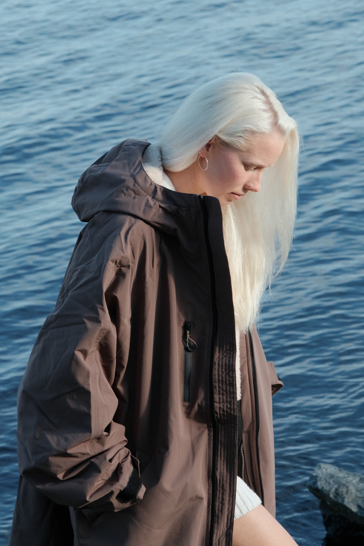 Bleubird Unisex Nordic Robe - mocha